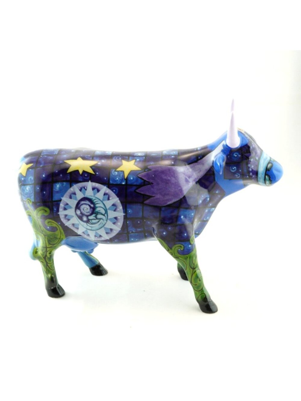 Cow Parade #9191 Infinity Cow Ceramic Figurine 2001 Westland Giftware 6"